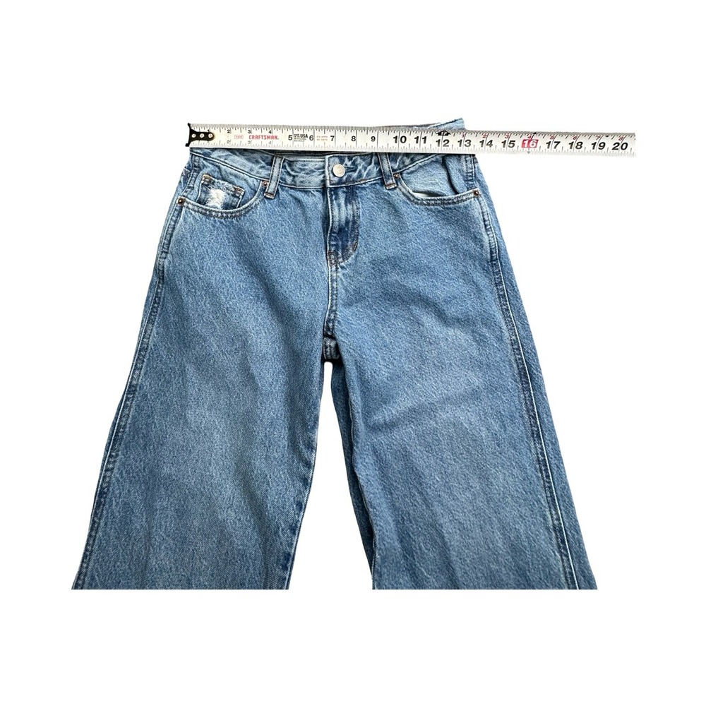 PacSun Jeans Womens 24 Blue Casey Low Rise Baggy Wide Leg Light Wash Denim - Picture 7 of 13